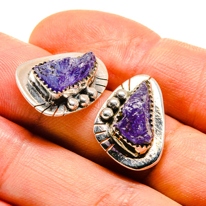 Tanzanite Earrings handcrafted by Ana Silver Co - EARR413740