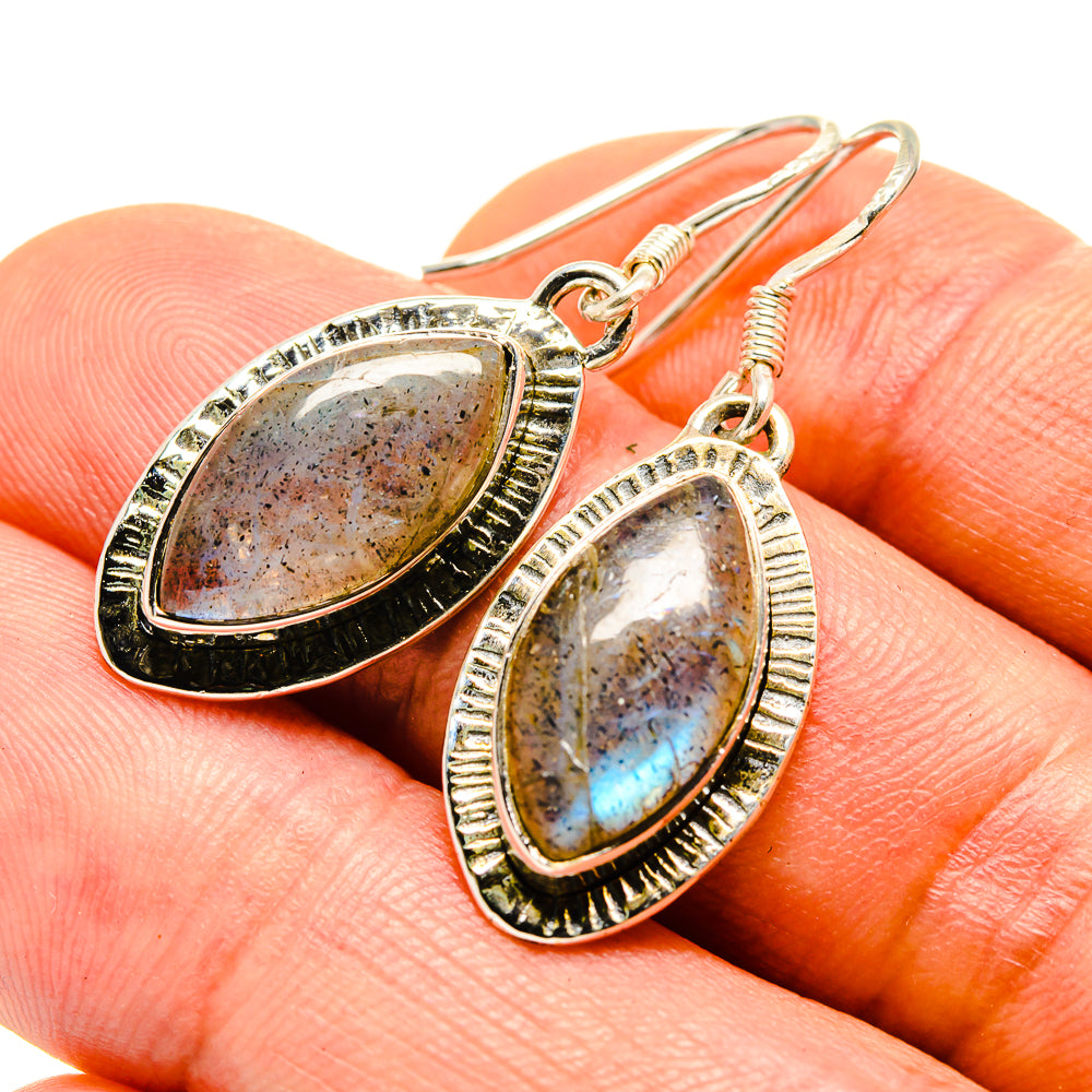Labradorite Earrings handcrafted by Ana Silver Co - EARR413756