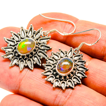 Ethiopian Opal Earrings handcrafted by Ana Silver Co - EARR413763