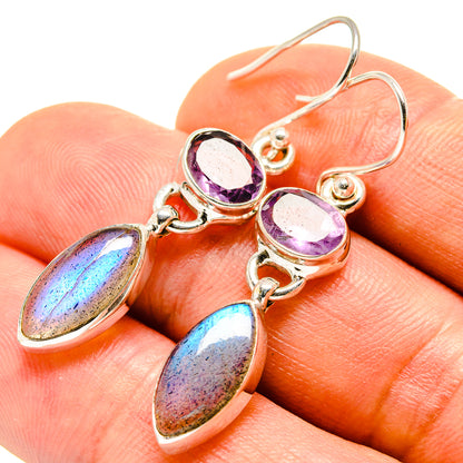 Labradorite Earrings handcrafted by Ana Silver Co - EARR413778