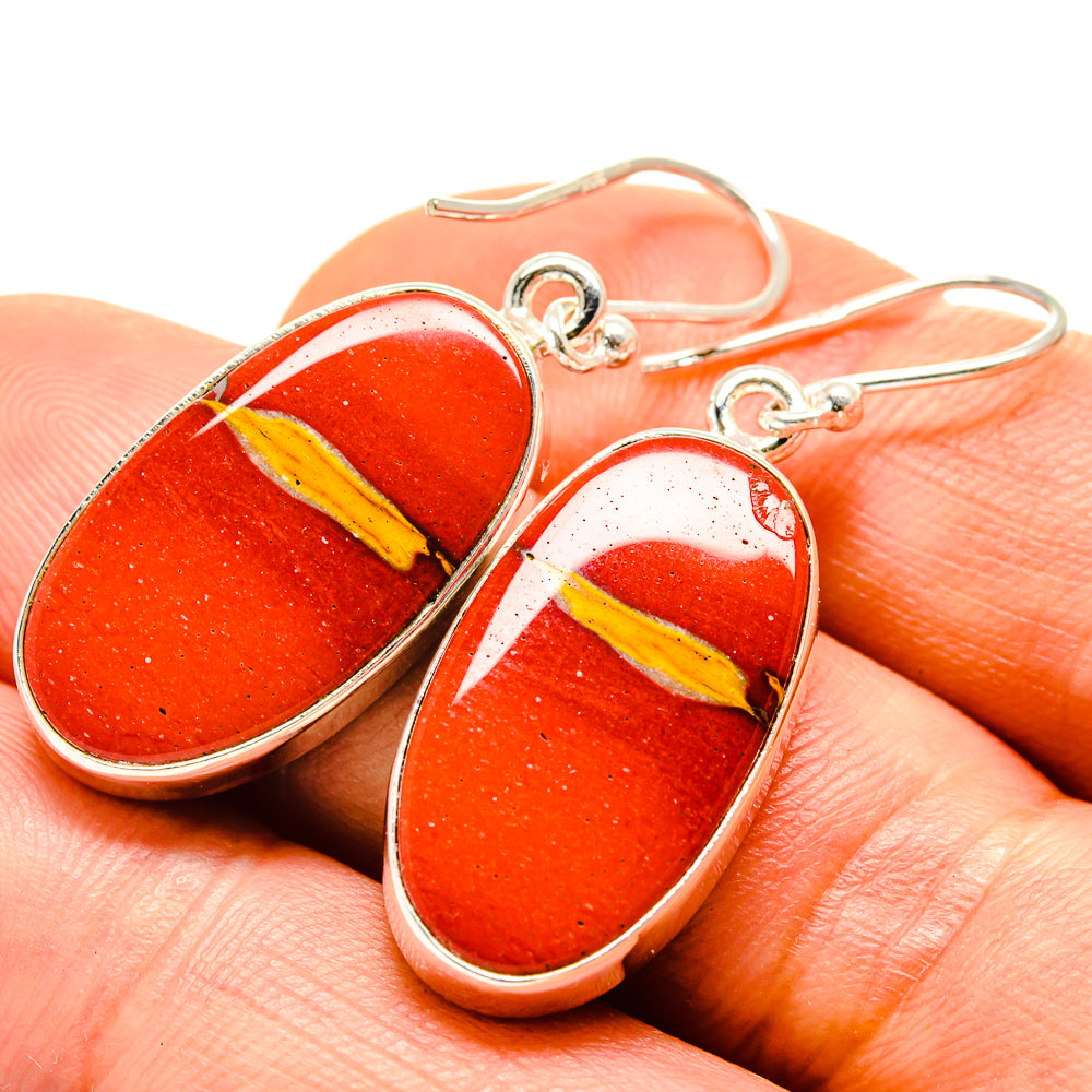 Mookaite Earrings handcrafted by Ana Silver Co - EARR413791