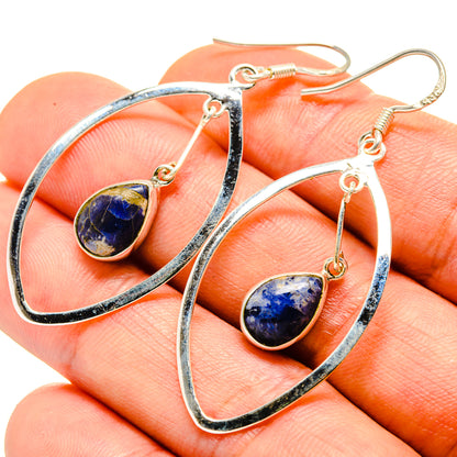 Sodalite Earrings handcrafted by Ana Silver Co - EARR413795