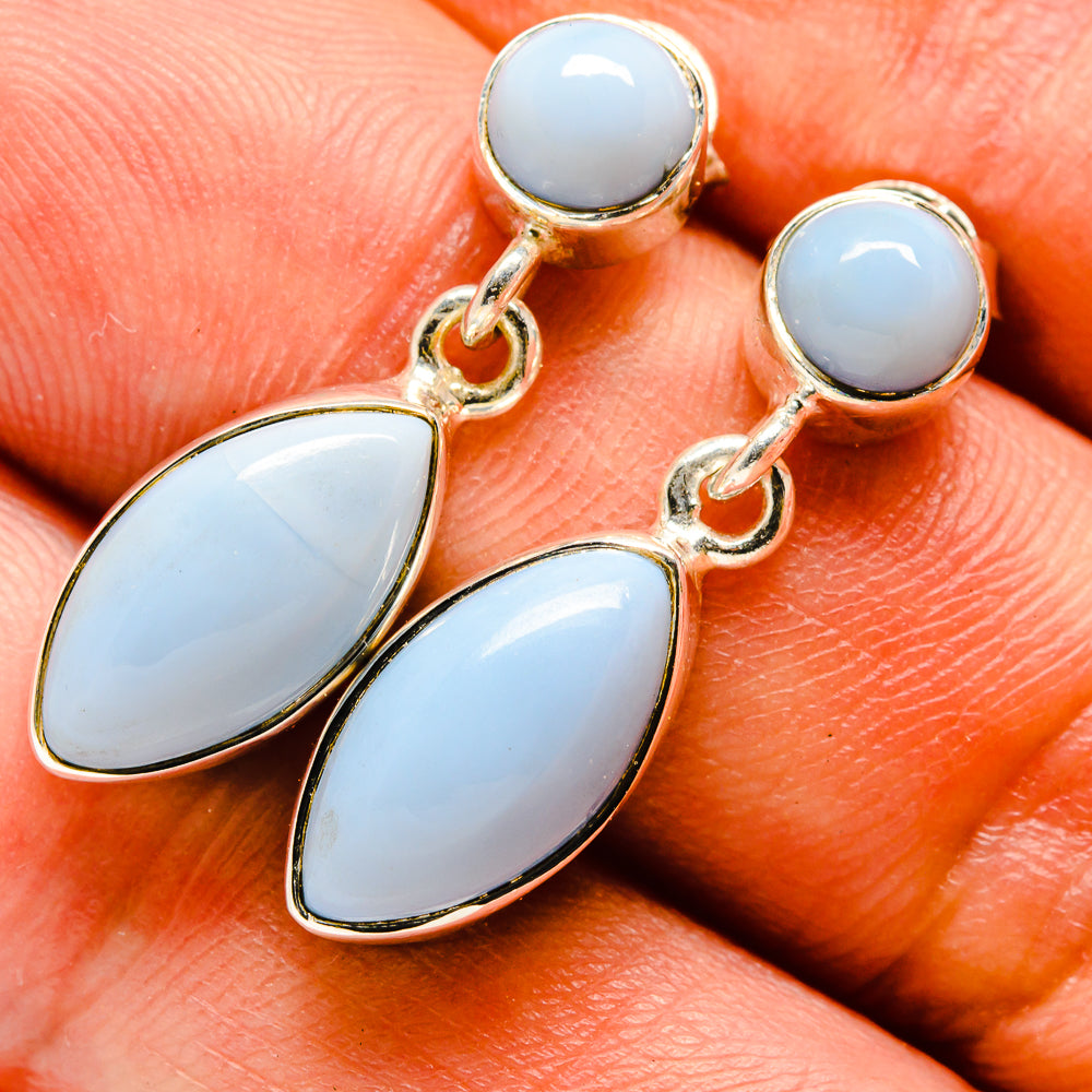 Owyhee Opal Earrings handcrafted by Ana Silver Co - EARR413800