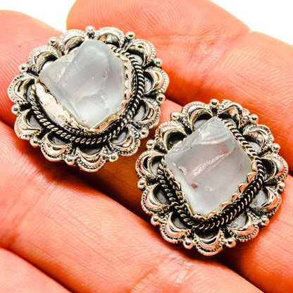 Aquamarine Earrings handcrafted by Ana Silver Co - EARR413805