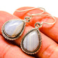 Blue Lace Agate Earrings handcrafted by Ana Silver Co - EARR413835