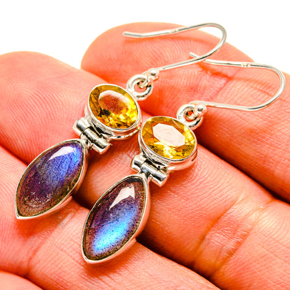 Labradorite Earrings handcrafted by Ana Silver Co - EARR413837