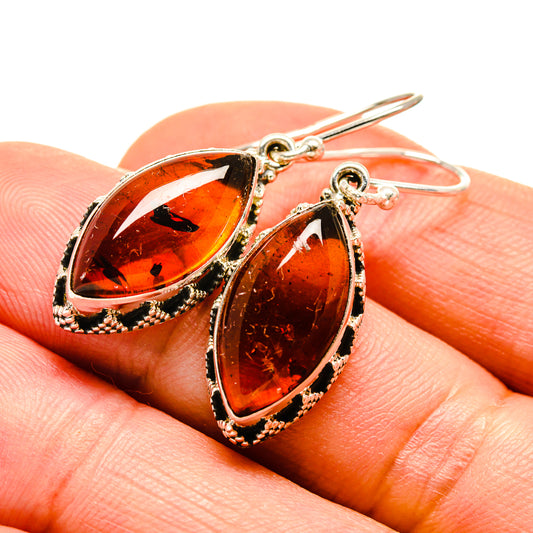 Baltic Amber Earrings handcrafted by Ana Silver Co - EARR413840