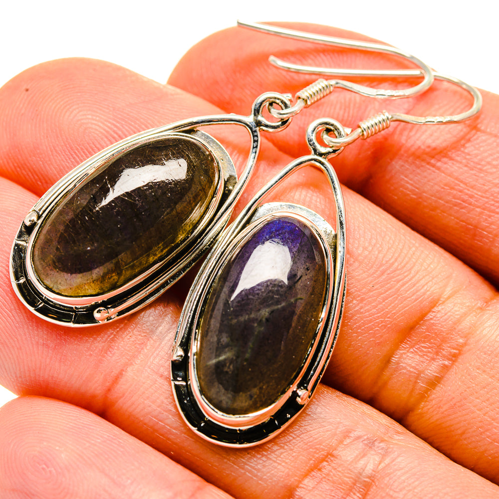 Labradorite Earrings handcrafted by Ana Silver Co - EARR413842