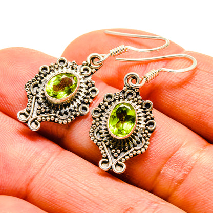 Peridot Earrings handcrafted by Ana Silver Co - EARR413844
