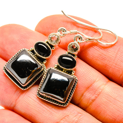 Hematite Earrings handcrafted by Ana Silver Co - EARR413848