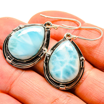 Larimar Earrings handcrafted by Ana Silver Co - EARR413874