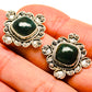 Green Moss Agate Earrings handcrafted by Ana Silver Co - EARR413896