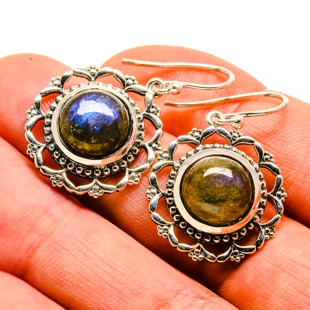 Labradorite Earrings handcrafted by Ana Silver Co - EARR413915