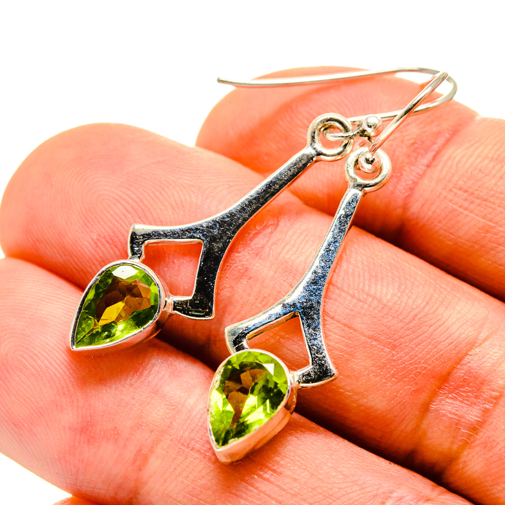 Peridot Earrings handcrafted by Ana Silver Co - EARR413917