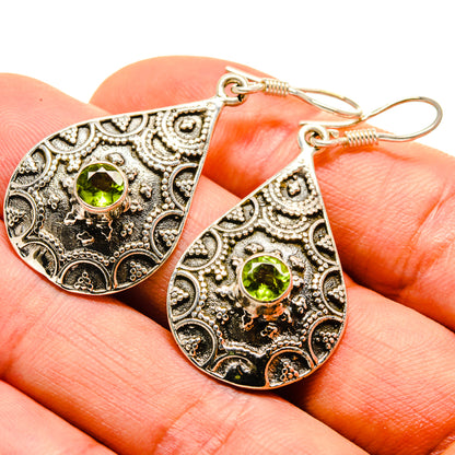 Peridot Earrings handcrafted by Ana Silver Co - EARR413921