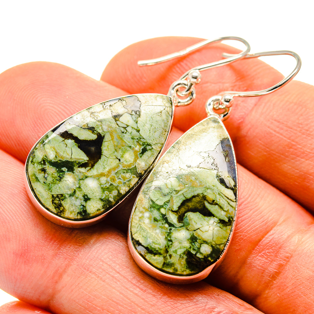 Rainforest Opal Earrings handcrafted by Ana Silver Co - EARR413927