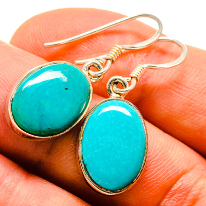 Arizona Turquoise Earrings handcrafted by Ana Silver Co - EARR413944
