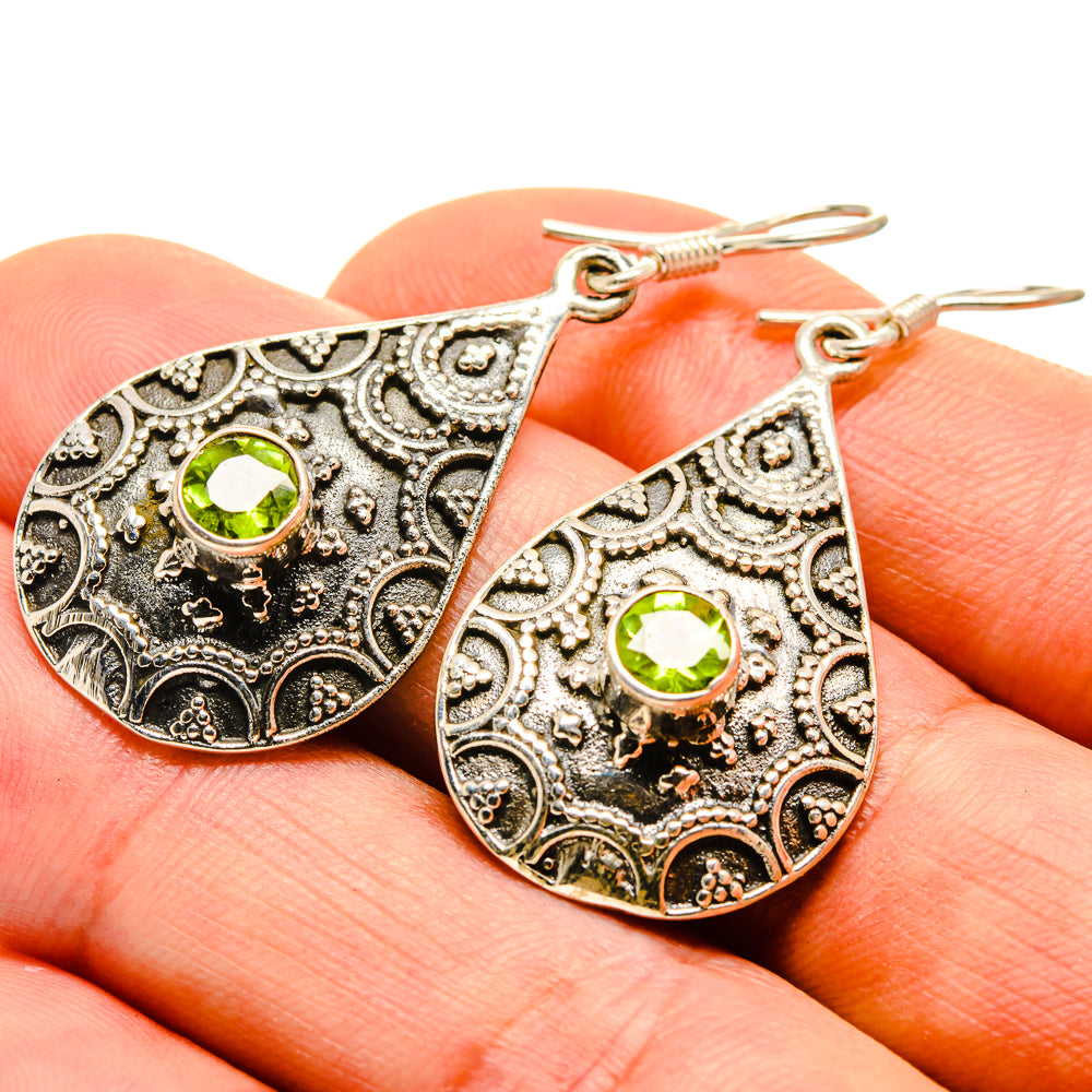 Peridot Earrings handcrafted by Ana Silver Co - EARR413947