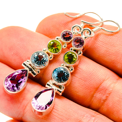 Amethyst Earrings handcrafted by Ana Silver Co - EARR413962