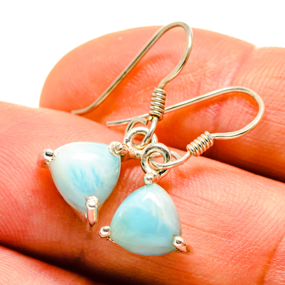 Larimar Earrings handcrafted by Ana Silver Co - EARR413965