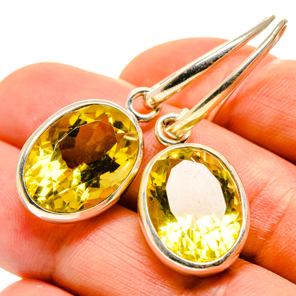 Citrine Earrings handcrafted by Ana Silver Co - EARR413966