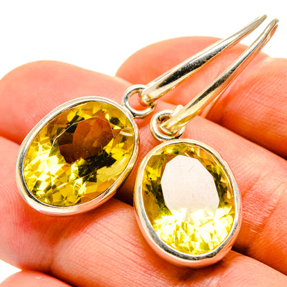 Citrine Earrings handcrafted by Ana Silver Co - EARR413966