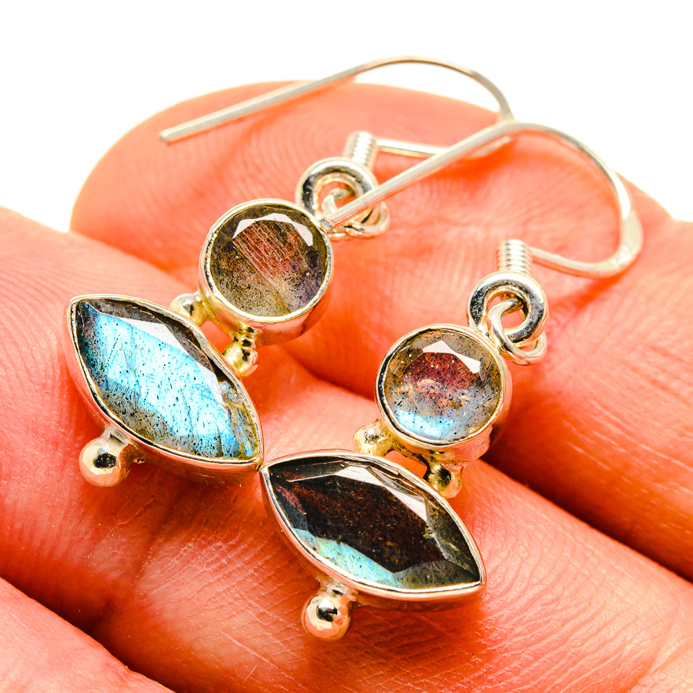 Labradorite Earrings handcrafted by Ana Silver Co - EARR413991