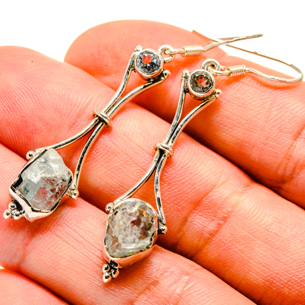 Aquamarine Earrings handcrafted by Ana Silver Co - EARR413994