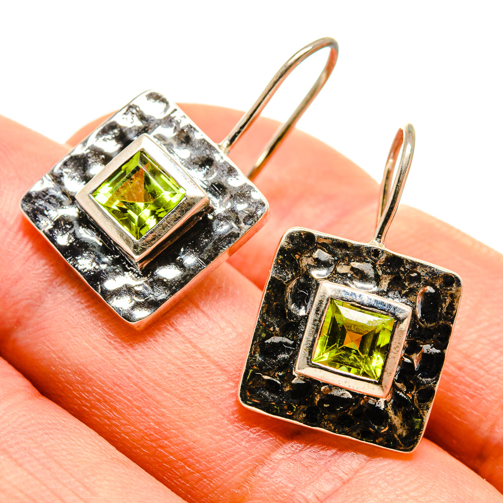 Peridot Earrings handcrafted by Ana Silver Co - EARR413995