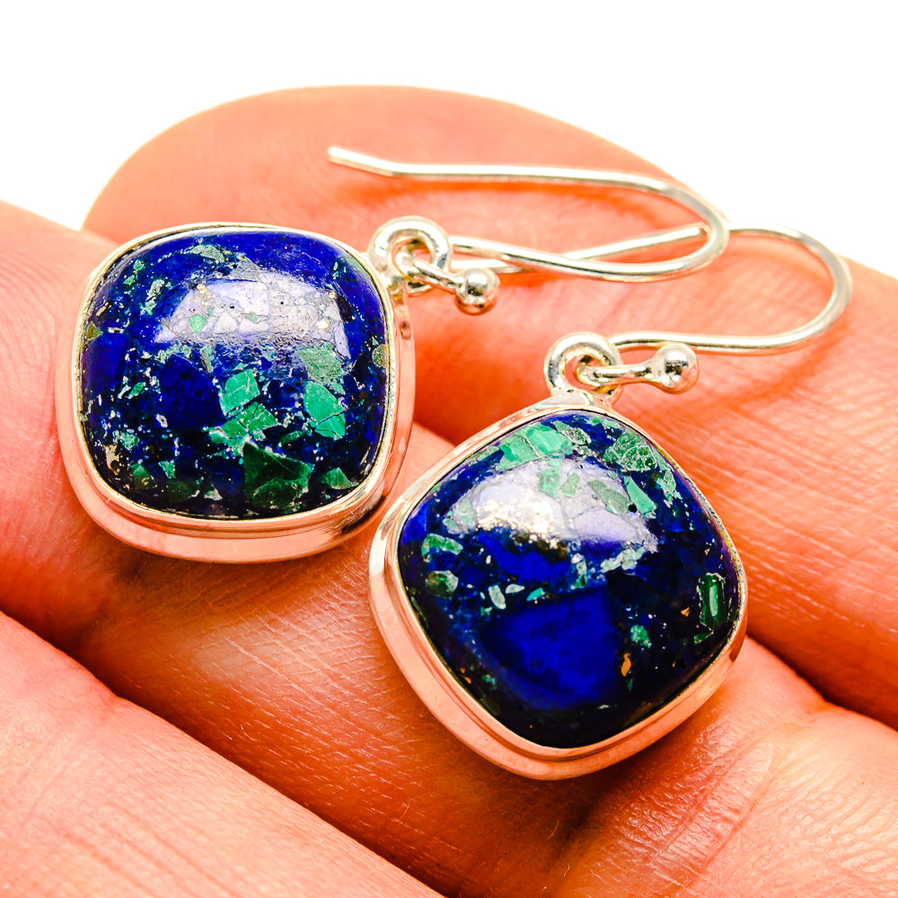 Azurite Earrings handcrafted by Ana Silver Co - EARR413999