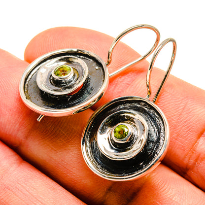 Peridot Earrings handcrafted by Ana Silver Co - EARR414003