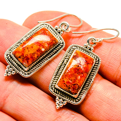 Sponge Coral Earrings handcrafted by Ana Silver Co - EARR414005