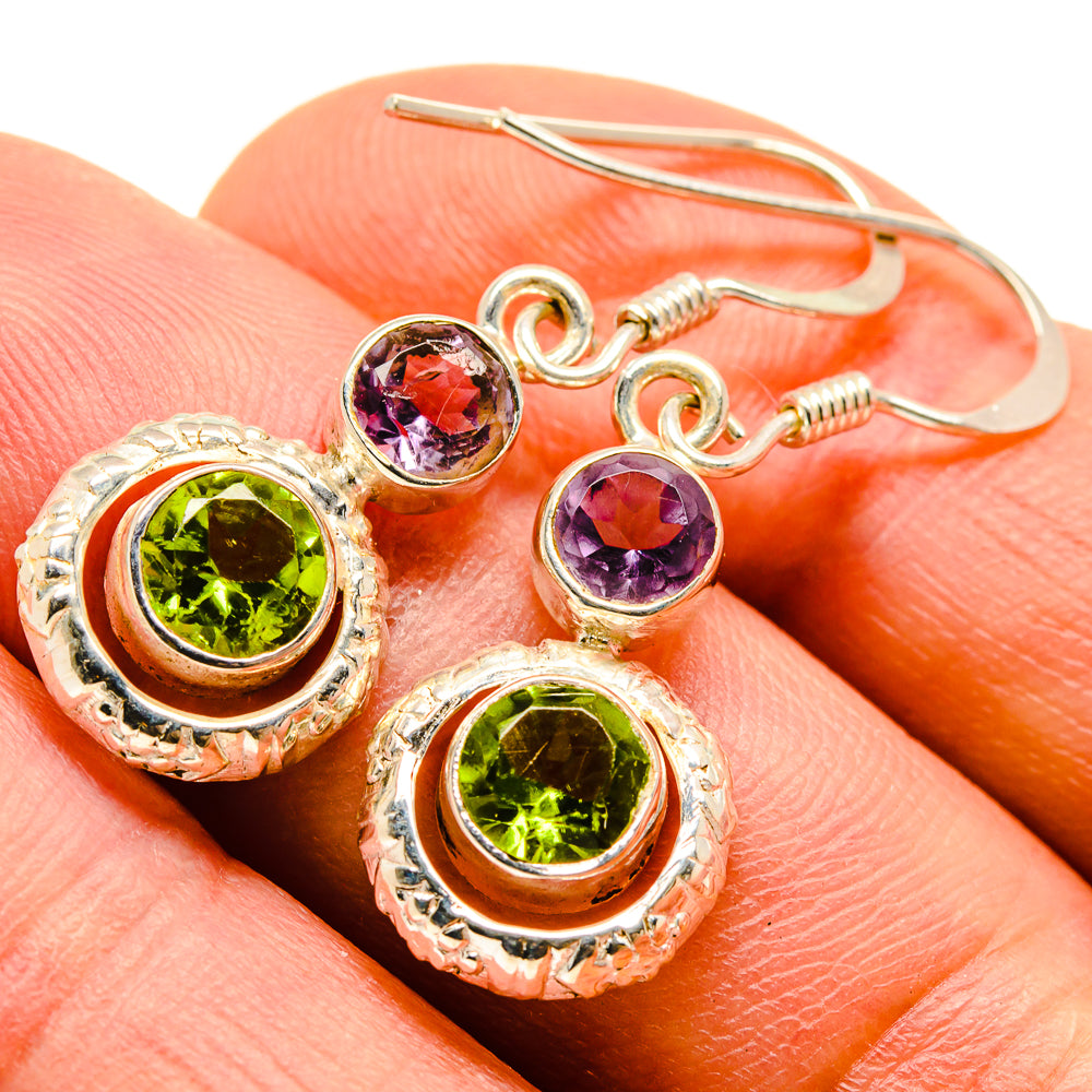 Peridot Earrings handcrafted by Ana Silver Co - EARR414007