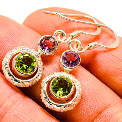 Peridot Earrings handcrafted by Ana Silver Co - EARR414007