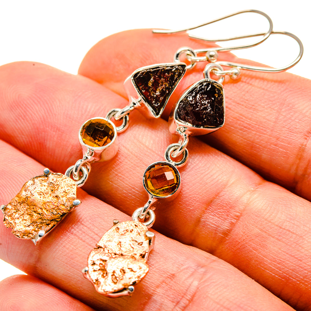 Pyrite Druzy Earrings handcrafted by Ana Silver Co - EARR414022