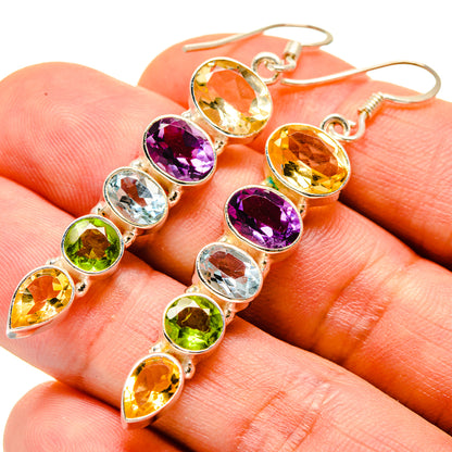 Citrine Earrings handcrafted by Ana Silver Co - EARR414023