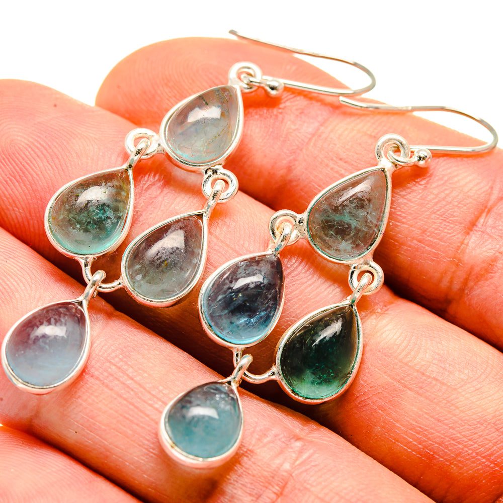 Aquamarine Earrings handcrafted by Ana Silver Co - EARR414052