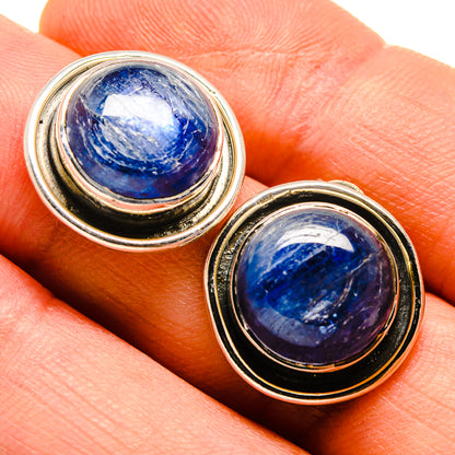 Kyanite Earrings handcrafted by Ana Silver Co - EARR414054