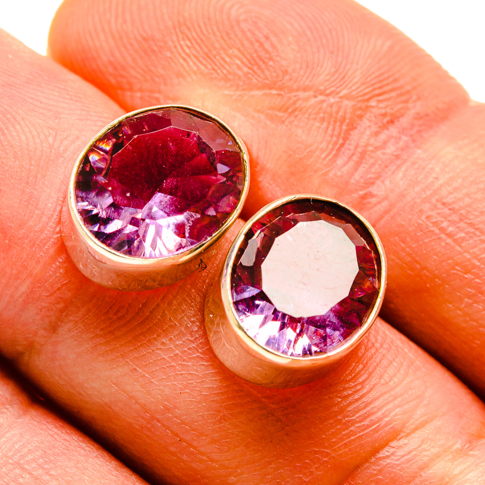 Amethyst Earrings handcrafted by Ana Silver Co - EARR414061