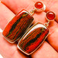 Red Jasper Earrings handcrafted by Ana Silver Co - EARR414063