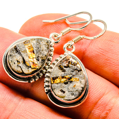 Astrophyllite Earrings handcrafted by Ana Silver Co - EARR414067