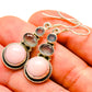 Pink Opal Earrings handcrafted by Ana Silver Co - EARR414083