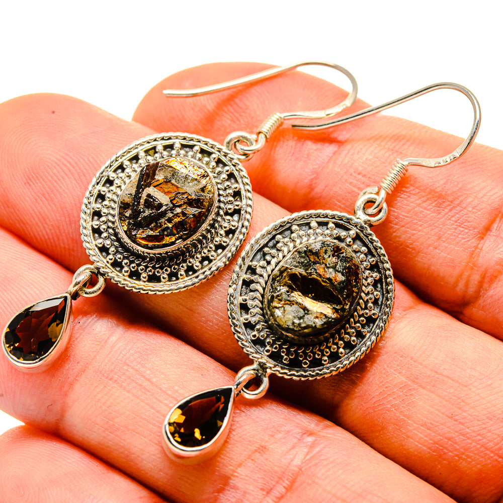 Astrophyllite Earrings handcrafted by Ana Silver Co - EARR414101