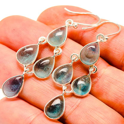 Aquamarine Earrings handcrafted by Ana Silver Co - EARR414116