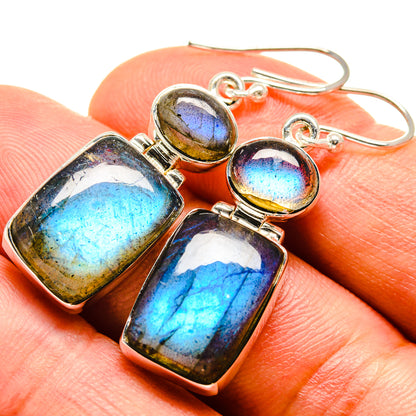 Labradorite Earrings handcrafted by Ana Silver Co - EARR414151