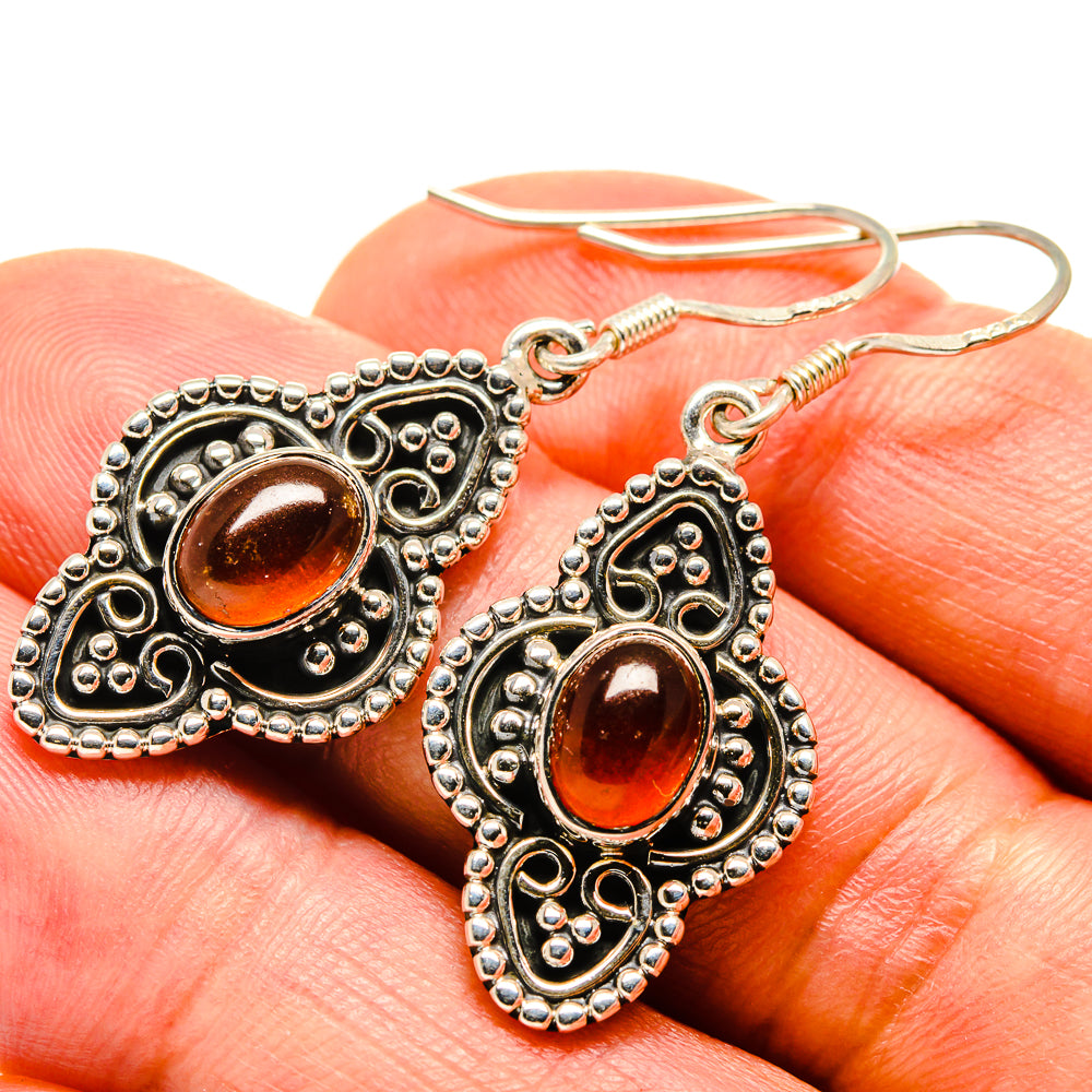 Carnelian Earrings handcrafted by Ana Silver Co - EARR414153