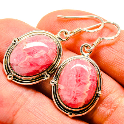 Rhodochrosite Earrings handcrafted by Ana Silver Co - EARR414162