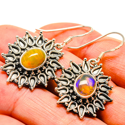 Ethiopian Opal Earrings handcrafted by Ana Silver Co - EARR414168