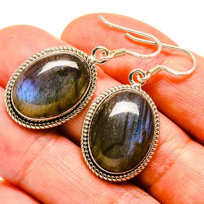 Labradorite Earrings handcrafted by Ana Silver Co - EARR414186