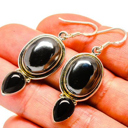 Hematite Earrings handcrafted by Ana Silver Co - EARR414192